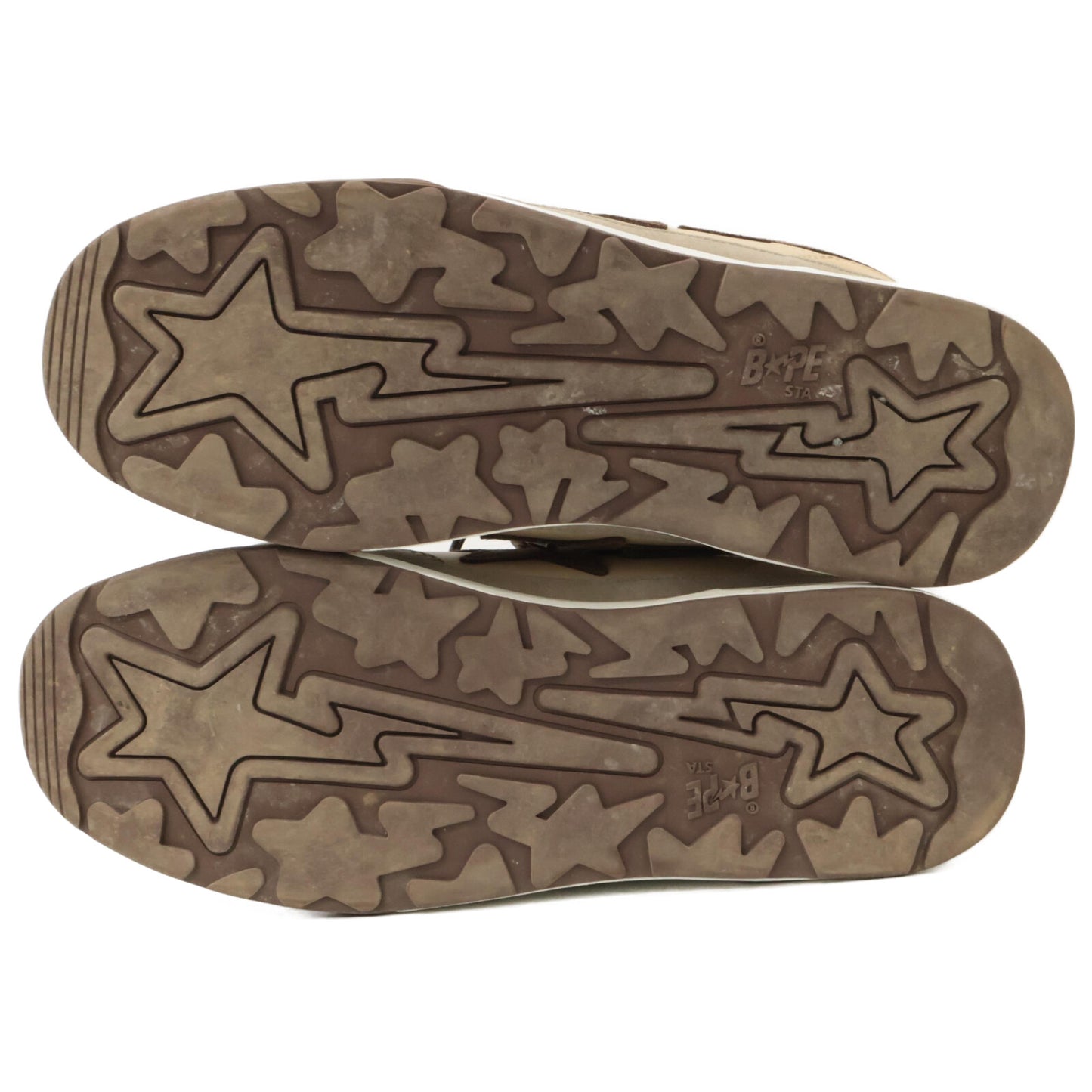 A BATHING APE アベイシングエイプ ROAD STA #1 ロードスター スエード/カーフレザー スニーカー シューズ US10