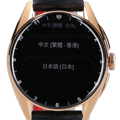 TAG HEUER タグホイヤー 【美品】SBR8011 コネクテッド キャリバー E4 ゴールデン・ブライトエディション スマートウォッチ 腕時計