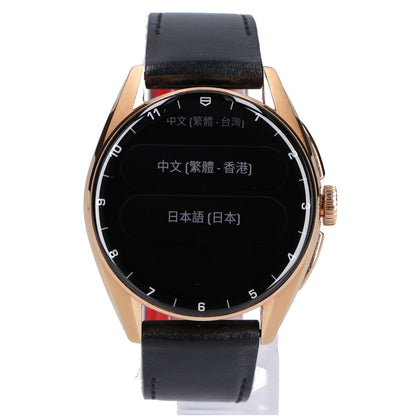 TAG HEUER タグホイヤー 【美品】SBR8011 コネクテッド キャリバー E4 ゴールデン・ブライトエディション スマートウォッチ 腕時計