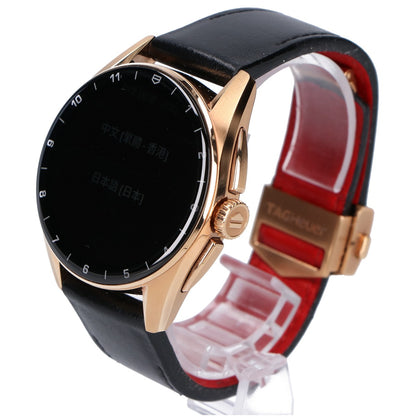 TAG HEUER タグホイヤー 【美品】SBR8011 コネクテッド キャリバー E4 ゴールデン・ブライトエディション スマートウォッチ 腕時計