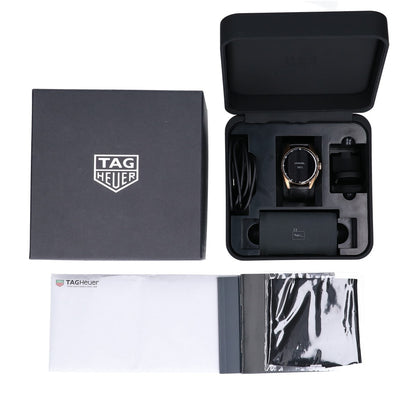 TAG HEUER タグホイヤー 【美品】SBR8011 コネクテッド キャリバー E4 ゴールデン・ブライトエディション スマートウォッチ 腕時計