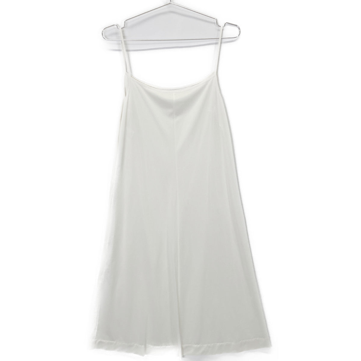 ANAYI アナイ 25年製 ﾎﾜｲﾄ ﾘｰﾌｶﾘｸﾞﾗﾌｨｰﾌﾟﾘﾝﾄ ﾍﾞﾙﾄ付き ﾜﾝﾋﾟｰｽ ワンピース 36