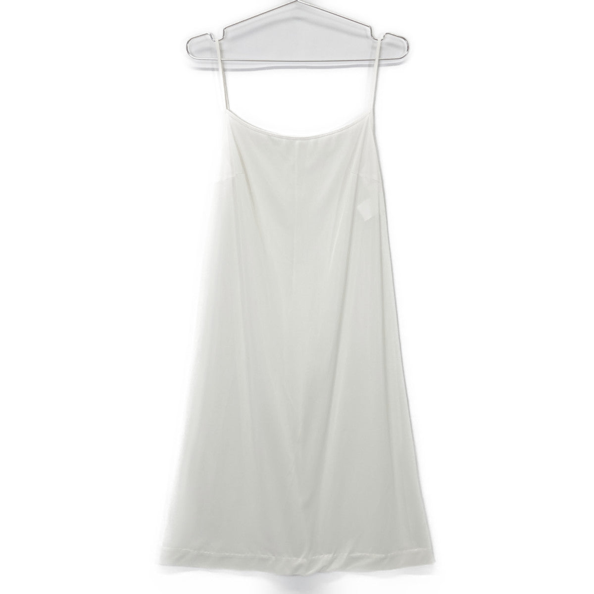 ANAYI アナイ 25年製 ﾎﾜｲﾄ ﾘｰﾌｶﾘｸﾞﾗﾌｨｰﾌﾟﾘﾝﾄ ﾍﾞﾙﾄ付き ﾜﾝﾋﾟｰｽ ワンピース 36