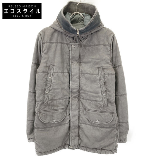 C.P.COMPANY シーピーカンパニー 51184168 ｸﾞﾚｰ×ｸﾞﾘｰﾝ ﾘﾊﾞｰｼﾌﾞﾙｼﾞｬｹｯﾄ ジャケット 48