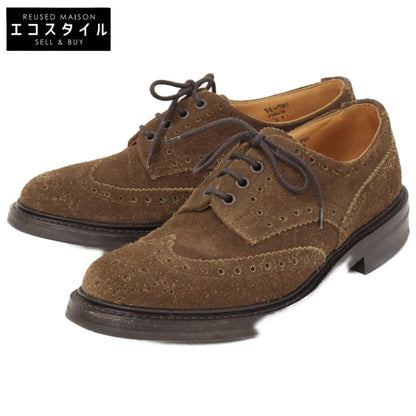 Tricker's トリッカーズ M5633 BOURTON / CHINO REPELLO SUEDE スエード ウィングチップ シューズ 7 1/2