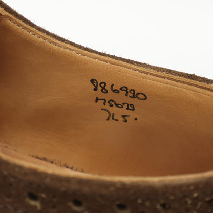 Tricker's トリッカーズ M5633 BOURTON / CHINO REPELLO SUEDE スエード ウィングチップ シューズ 7 1/2