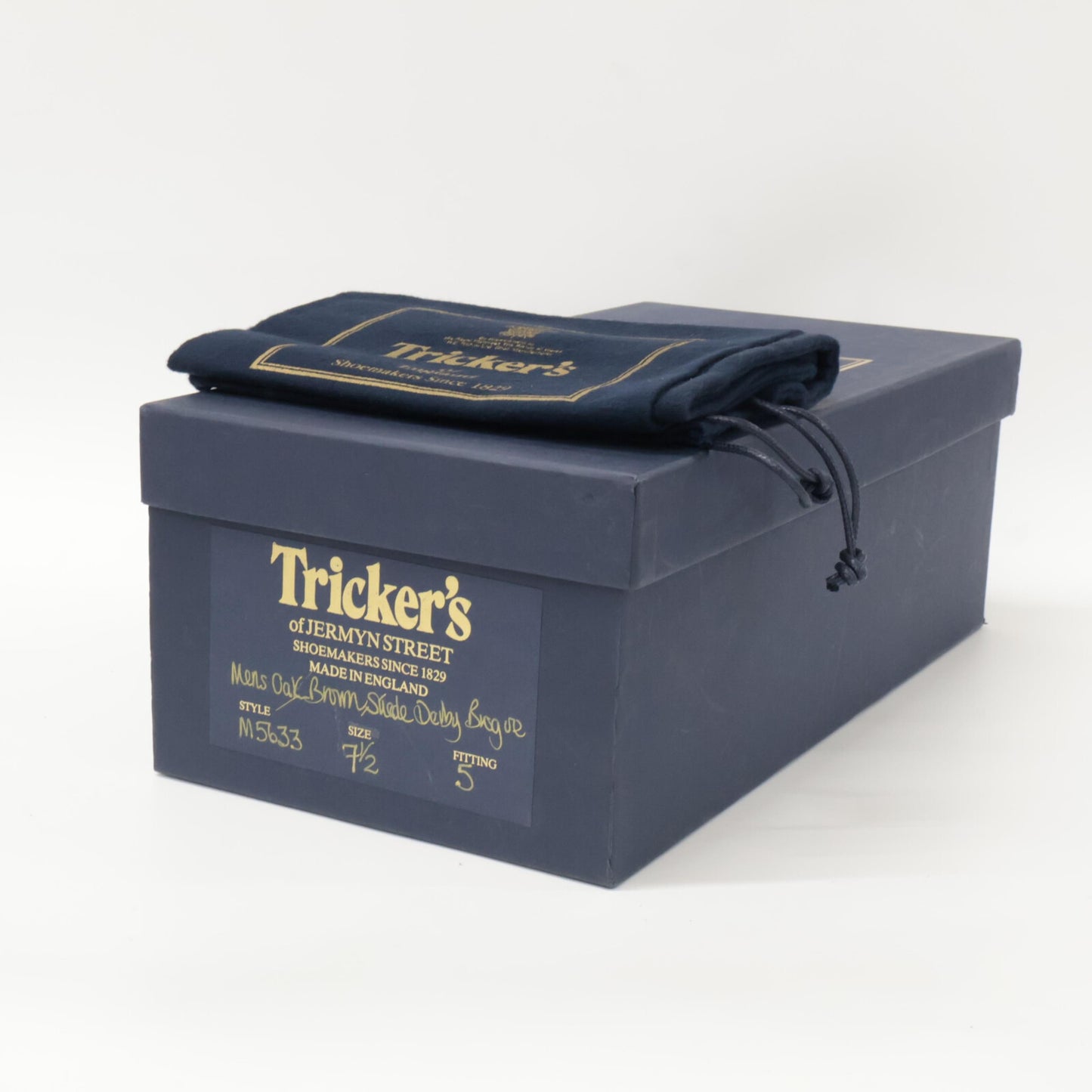 Tricker's トリッカーズ M5633 BOURTON / CHINO REPELLO SUEDE スエード ウィングチップ シューズ 7 1/2