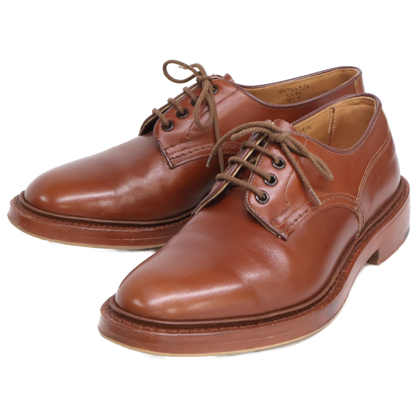 Tricker's トリッカーズ 6255 プレーントゥ カントリー シューズ 8.5