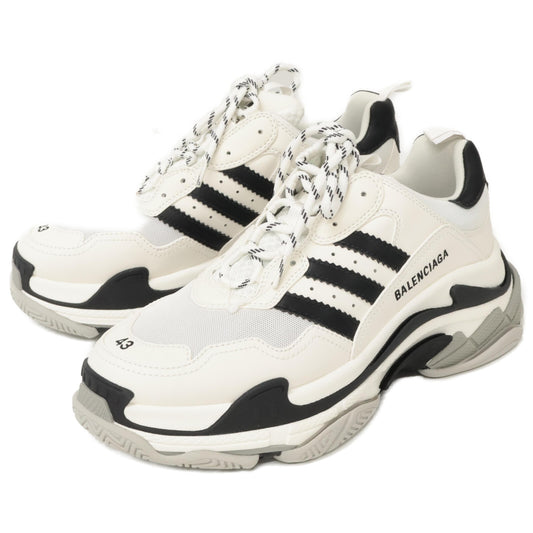 BALENCIAGA バレンシアガ x adidas アディダス 【新品同様】710021 TRIPLE S トリプルエス ダッド スニーカー シューズ 43
