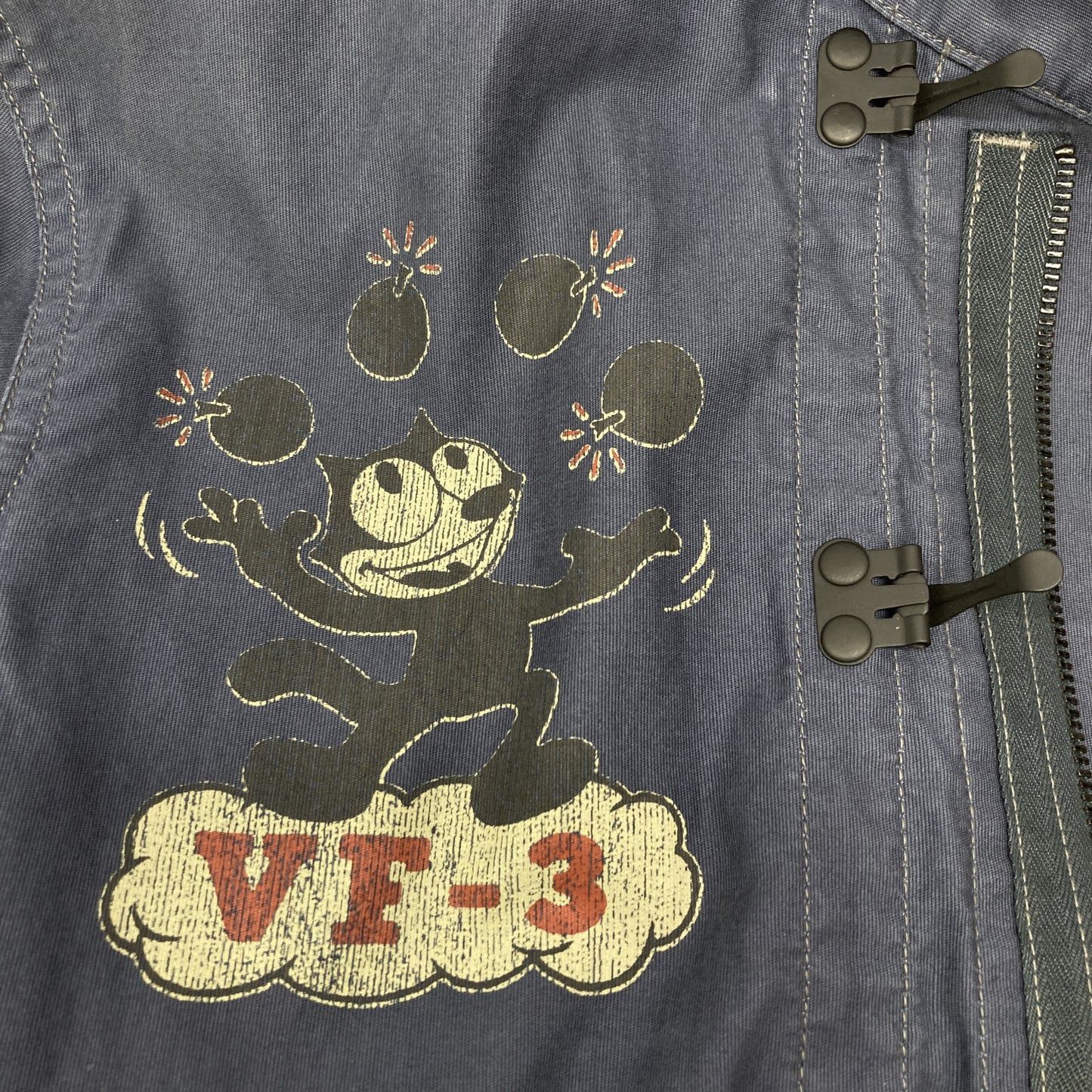 TOYS McCOY PRODUCT トイズマッコイプロダクト VF-3 Felix CUSTOM NAVAL AVIATION デッキ パーカー ジャケット 38