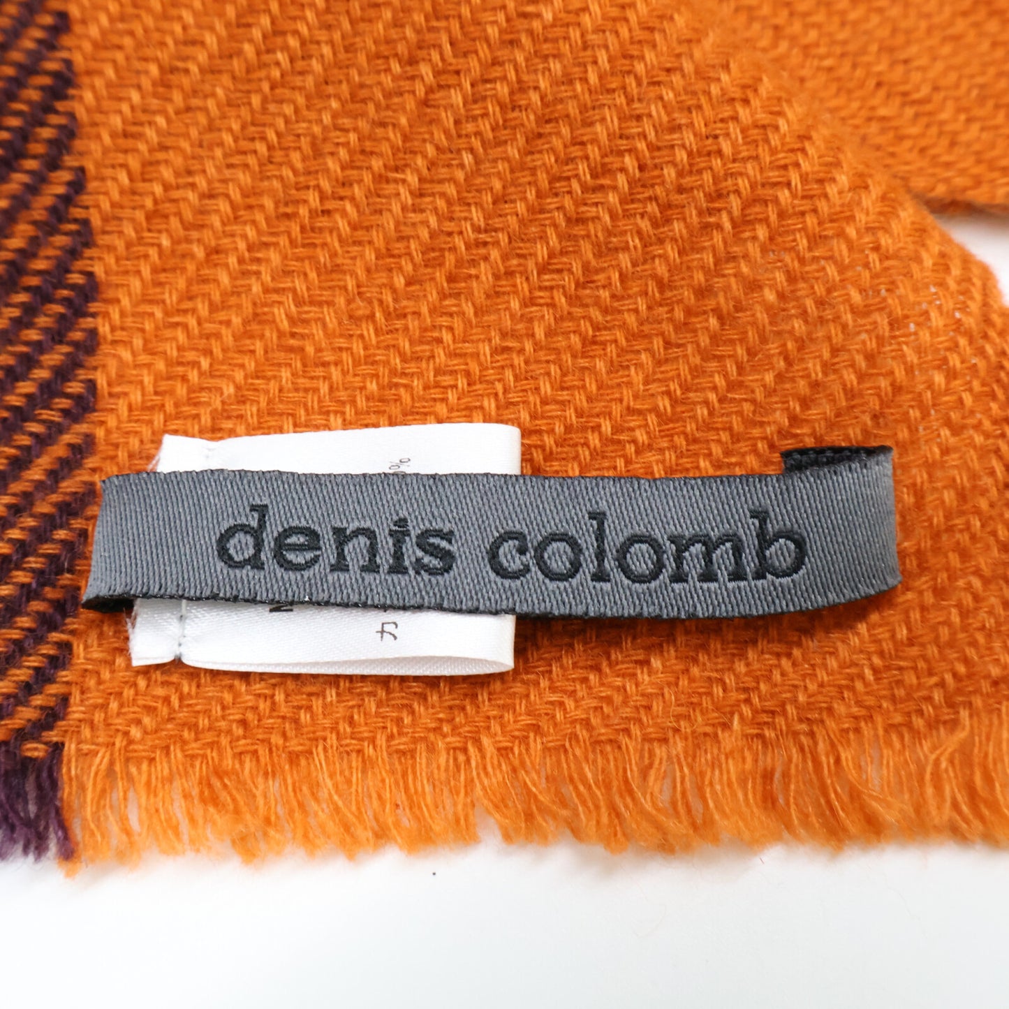 Denis Colomb デニスコロン 【美品】NARA SCARF チェック カシミヤ マフラー