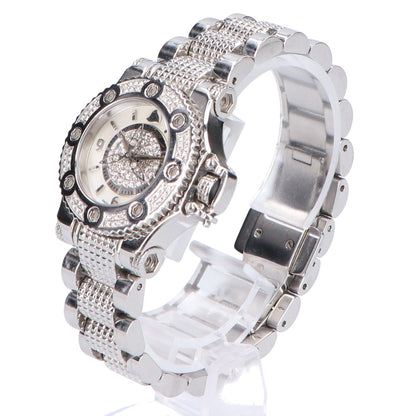 Aquanautic アクアノウティック ファーストクーダ デイト ダイヤベゼル ダイヤ シェル文字盤 クォーツ 腕時計