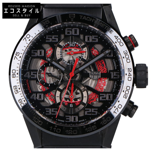 TAG HEUER タグホイヤー CAR201D.FT6087 カレラ TOKYOエディション 限定100本 ラバーベルト クロノグラフ 自動巻き 腕時計