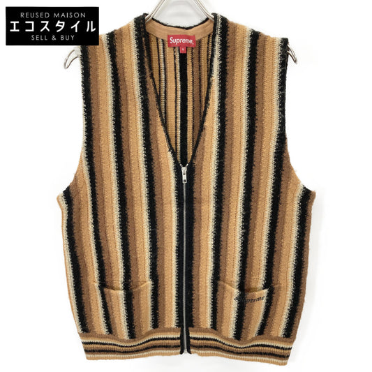 Supreme シュプリーム 【美品/国内正規】21SS Stripe Sweater Vest ストライプ セーター ベスト S