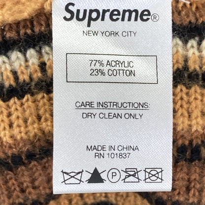Supreme シュプリーム 【美品/国内正規】21SS Stripe Sweater Vest ストライプ セーター ベスト S