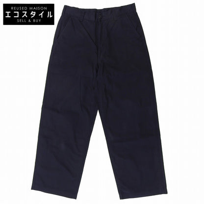 COMMEdesGARCONS HOMME コムデギャルソンオム コットン ストレート パンツ ボトムス メンズ ネイビー XS HA-P031 ボトムス XS