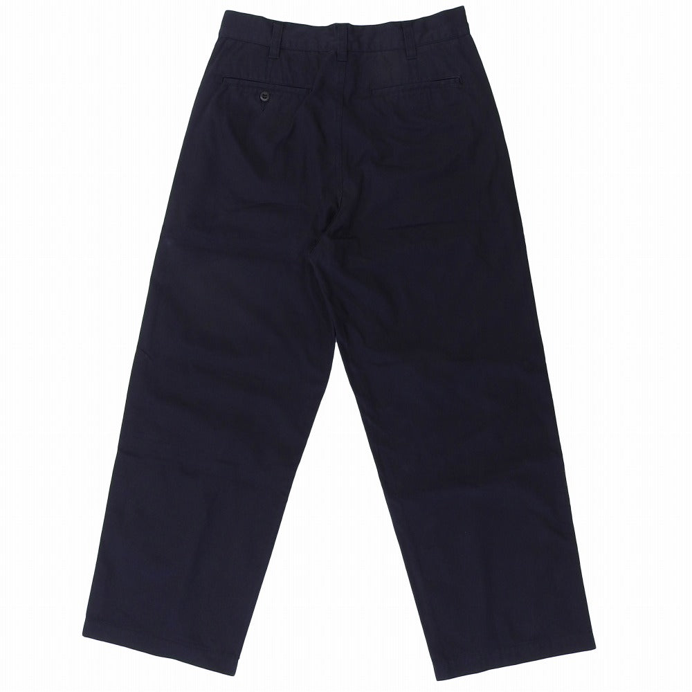 COMMEdesGARCONS HOMME コムデギャルソンオム コットン ストレート パンツ ボトムス メンズ ネイビー XS HA-P031 ボトムス XS