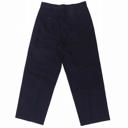 COMMEdesGARCONS HOMME コムデギャルソンオム コットン ストレート パンツ ボトムス メンズ ネイビー XS HA-P031 ボトムス XS