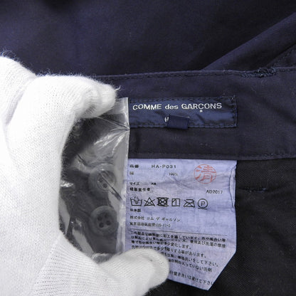 COMMEdesGARCONS HOMME コムデギャルソンオム コットン ストレート パンツ ボトムス メンズ ネイビー XS HA-P031 ボトムス XS