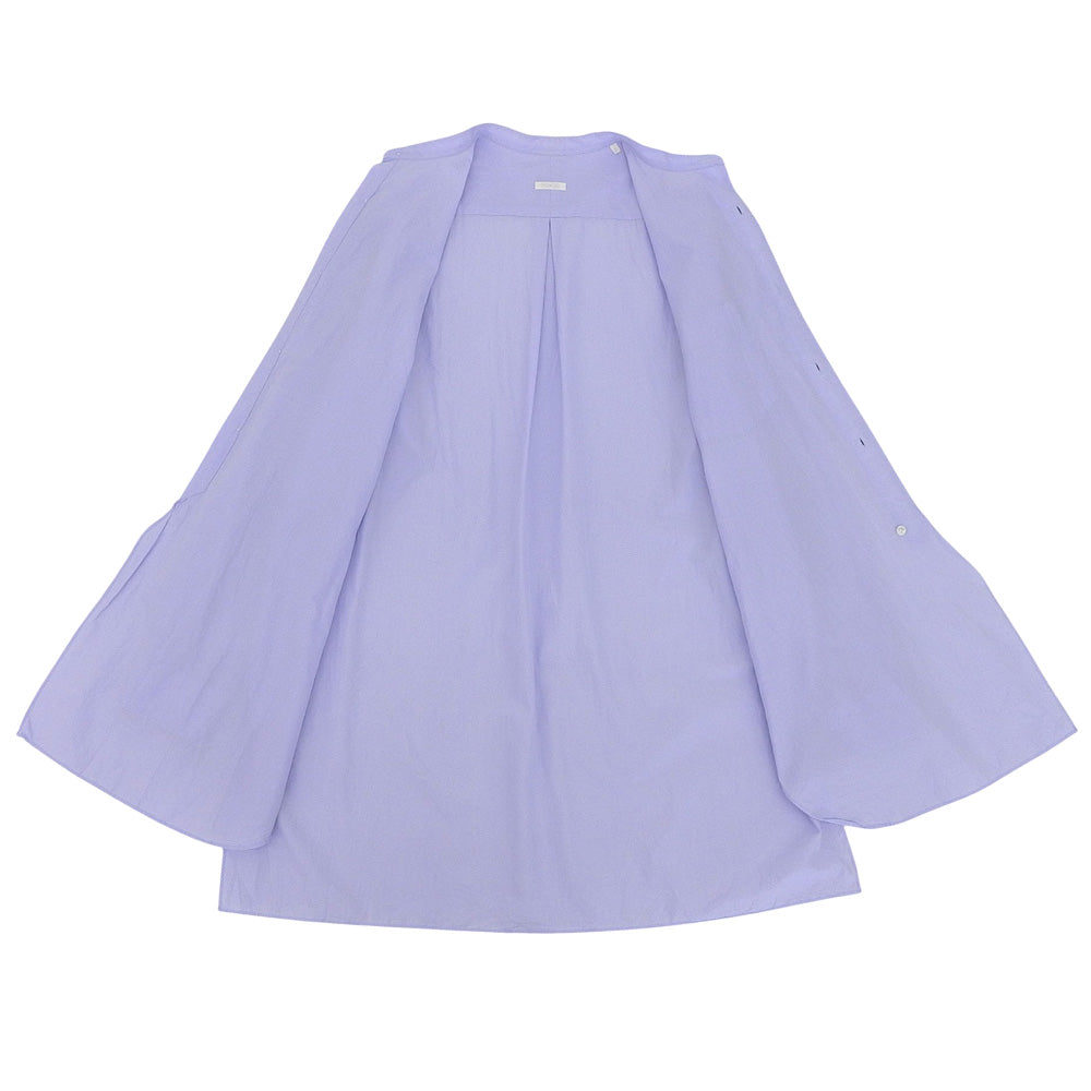 COMOLI コモリ コットン バンドカラー シャツ トップス メンズ パープル 3 23SS トップス 36