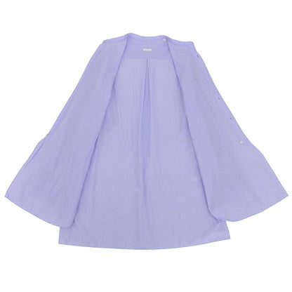 COMOLI コモリ コットン バンドカラー シャツ トップス メンズ パープル 3 23SS トップス 36