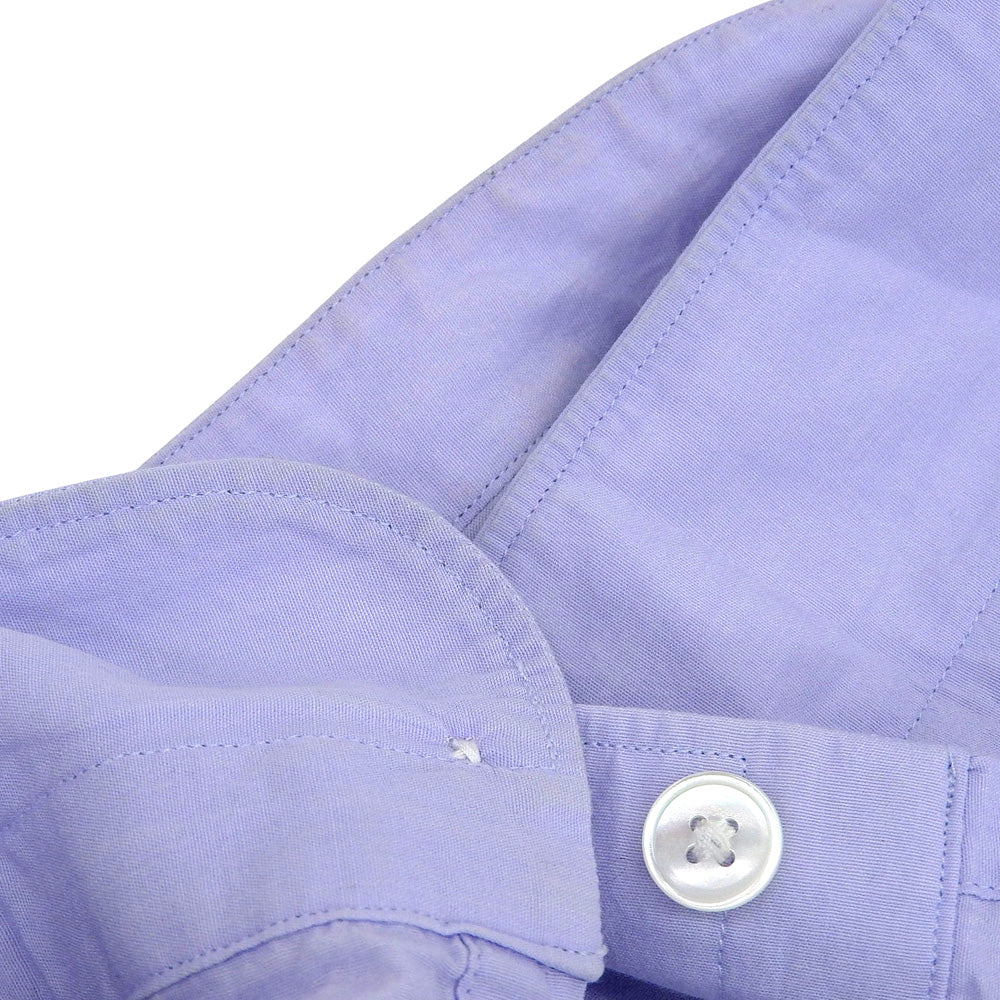 COMOLI コモリ コットン バンドカラー シャツ トップス メンズ パープル 3 23SS トップス 36