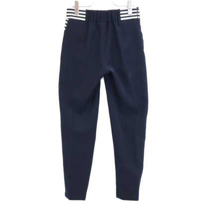 BORDERS at BALCONY ボーダーズアットバルコニー BD2111-38-03 ウエストクロスボーダー テーパードパンツ/ ボトムス 34