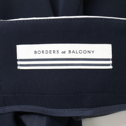 BORDERS at BALCONY ボーダーズアットバルコニー BD2111-38-03 ウエストクロスボーダー テーパードパンツ/ ボトムス 34