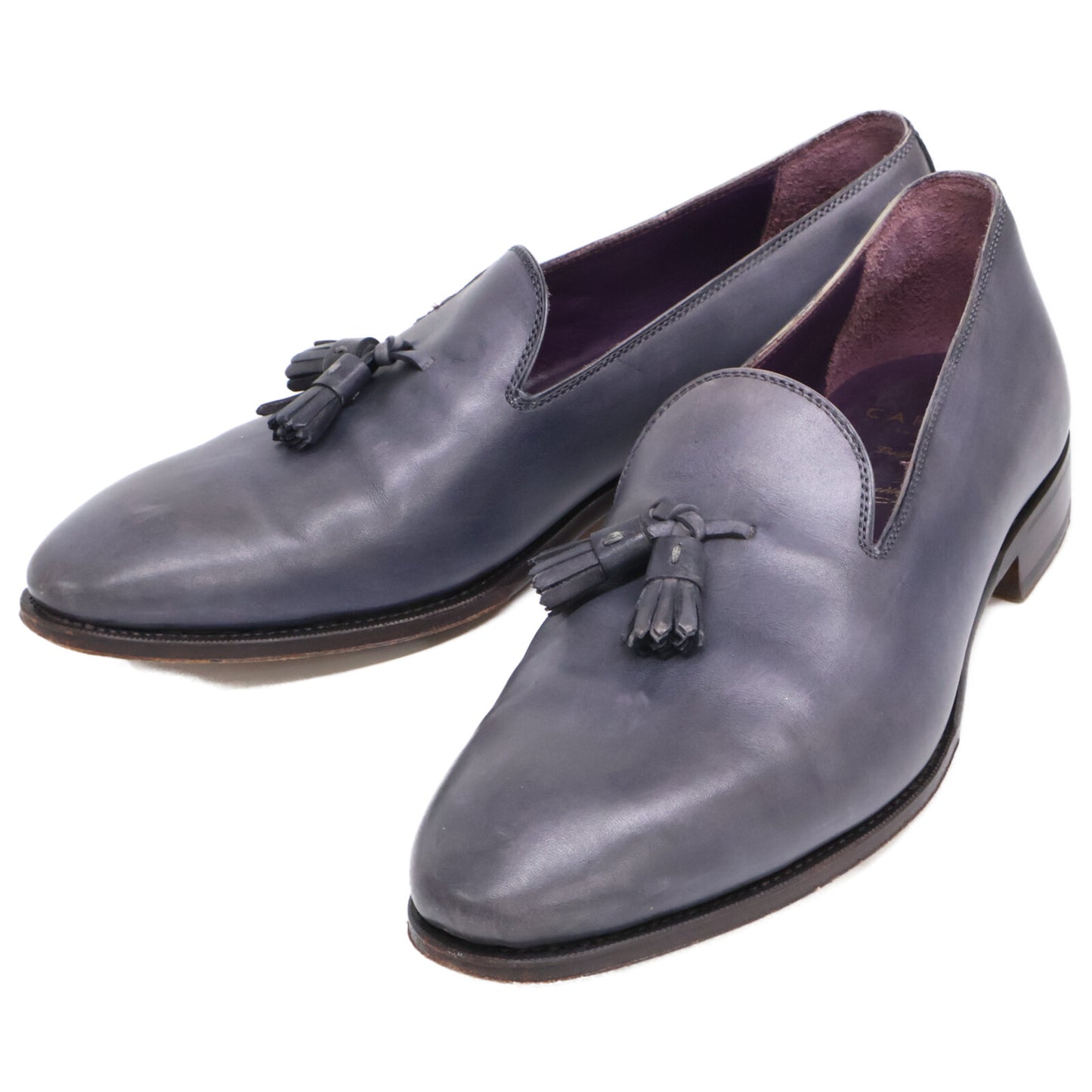 Carmina カルミナ 80287 レザー タッセルローファー/ シューズ 8 1/2