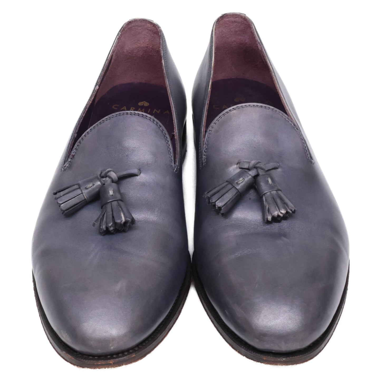Carmina カルミナ 80287 レザー タッセルローファー/ シューズ 8 1/2