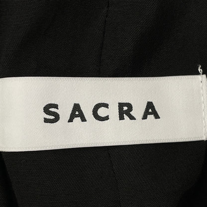 SACRA サクラ 124110051 ﾌﾞﾗｯｸ ﾚｰﾖﾝ ｼﾙｸｻﾛﾍﾟｯﾄ 38