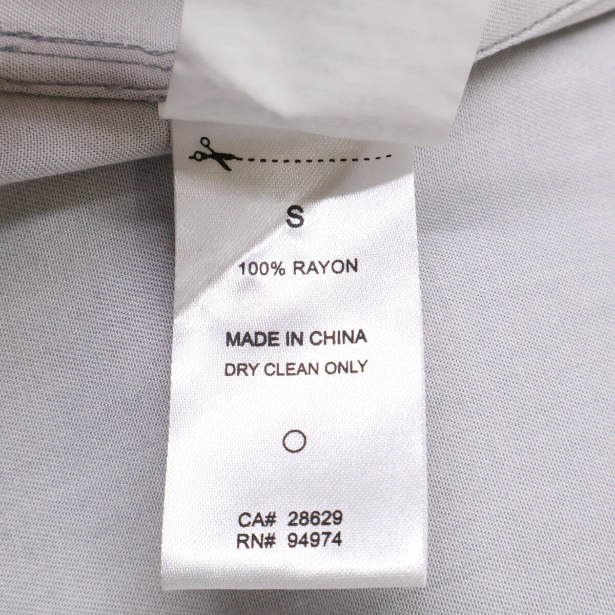 STUSSY ステューシー 1110157 ｸﾞﾚｰ 花柄 開襟ｼｬﾂ トップス S