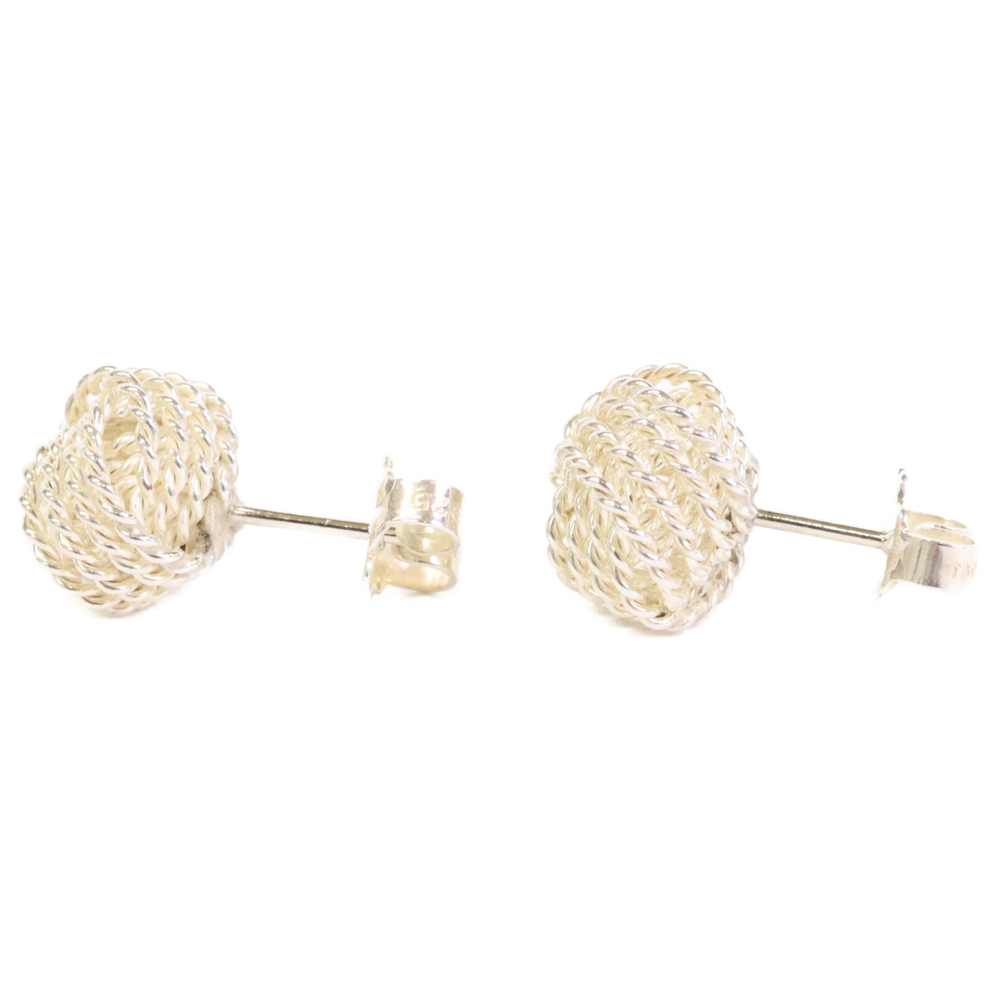 TIFFANY&Co. ティファニー 925 サマセット メッシュ ツイスト ノット ピアス