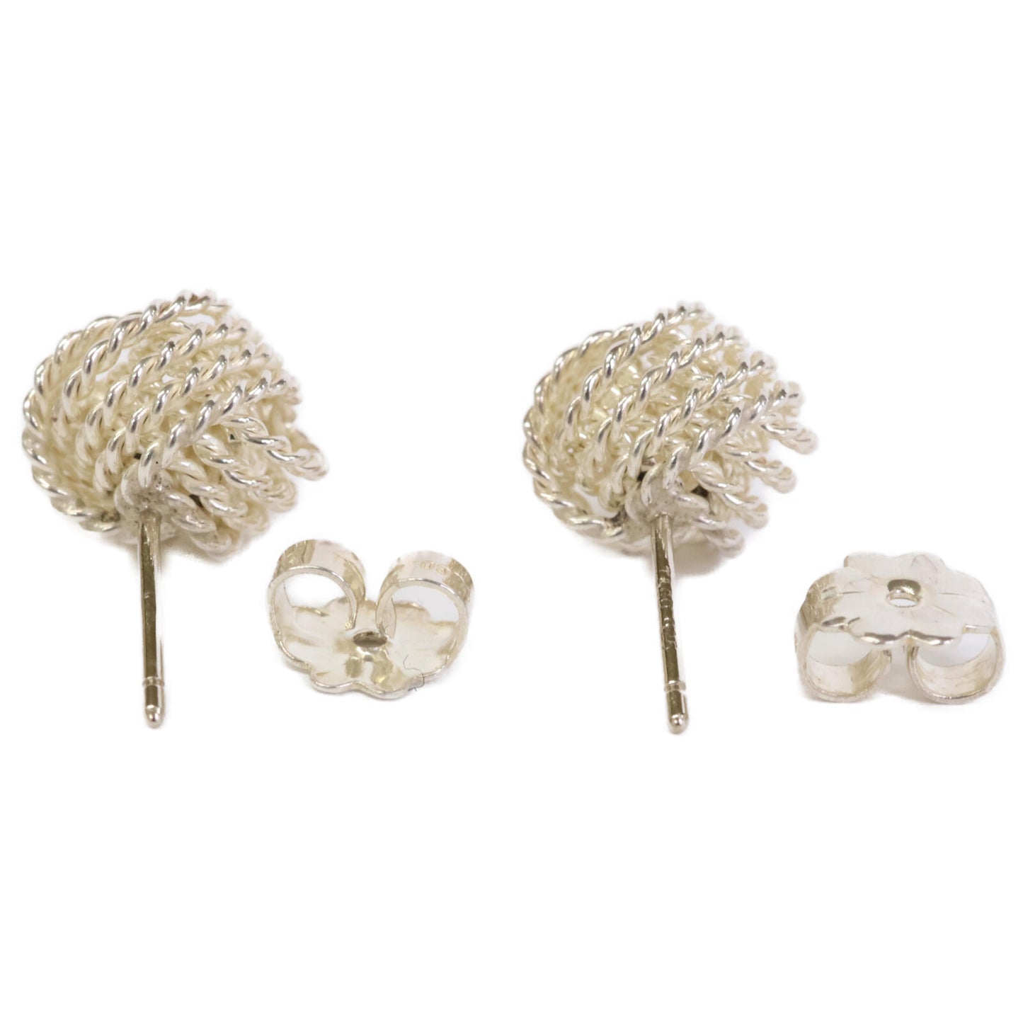 TIFFANY&Co. ティファニー 925 サマセット メッシュ ツイスト ノット ピアス