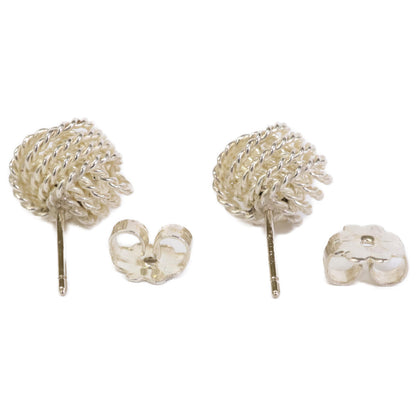 TIFFANY&Co. ティファニー 925 サマセット メッシュ ツイスト ノット ピアス