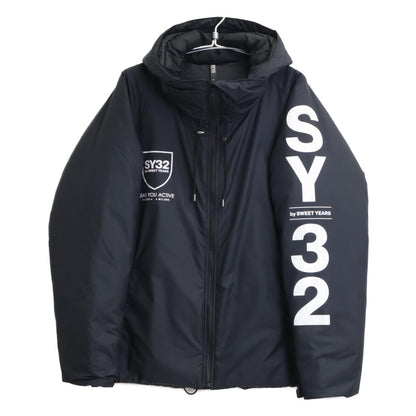 SY32 by SWEET YEARS エスワイサーティトゥーバイスウィートイヤーズ 13483 ﾌﾞﾗｯｸ SHIELD LOGO INSULATION JACKET ジャケット XL