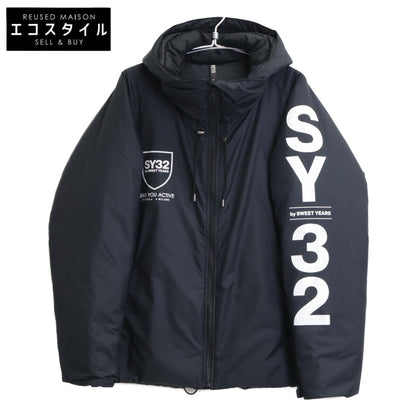 SY32 by SWEET YEARS エスワイサーティトゥーバイスウィートイヤーズ 13483 ﾌﾞﾗｯｸ SHIELD LOGO INSULATION JACKET ジャケット XL