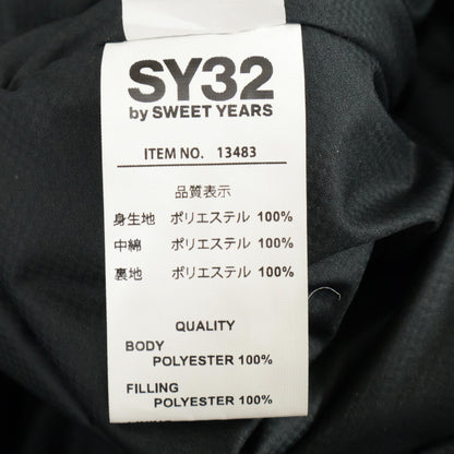 SY32 by SWEET YEARS エスワイサーティトゥーバイスウィートイヤーズ 13483 ﾌﾞﾗｯｸ SHIELD LOGO INSULATION JACKET ジャケット XL