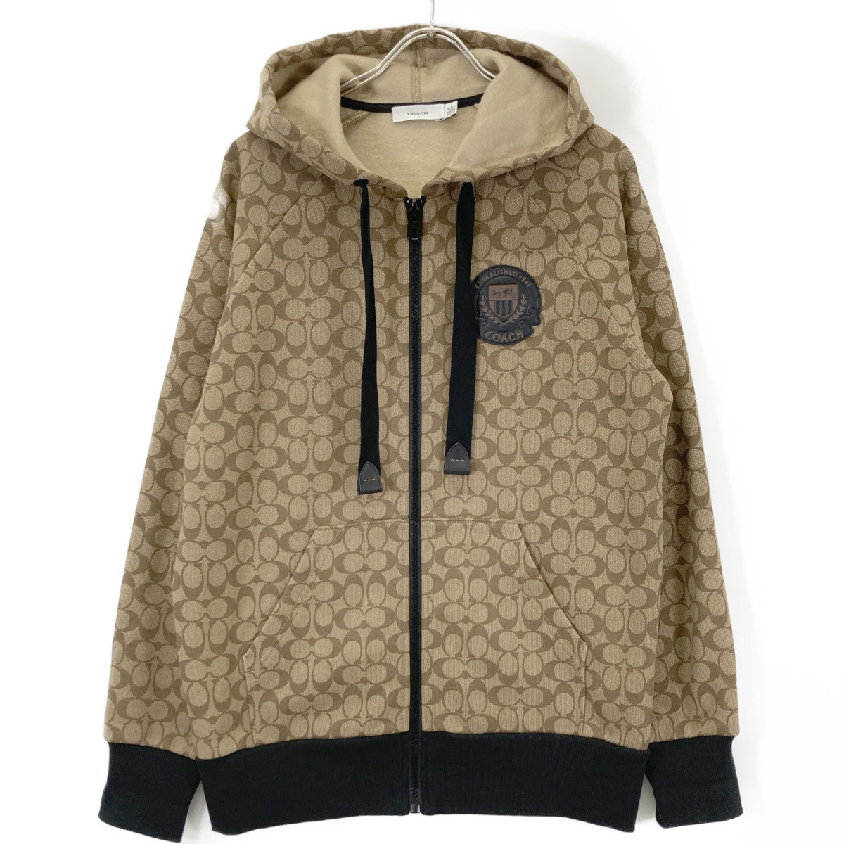 COACH コーチ 11004424 ｼｸﾞﾈﾁｬｰ ｼﾞｯﾌﾟｱｯﾌﾟ ﾊﾟｰｶｰ ジャケット S