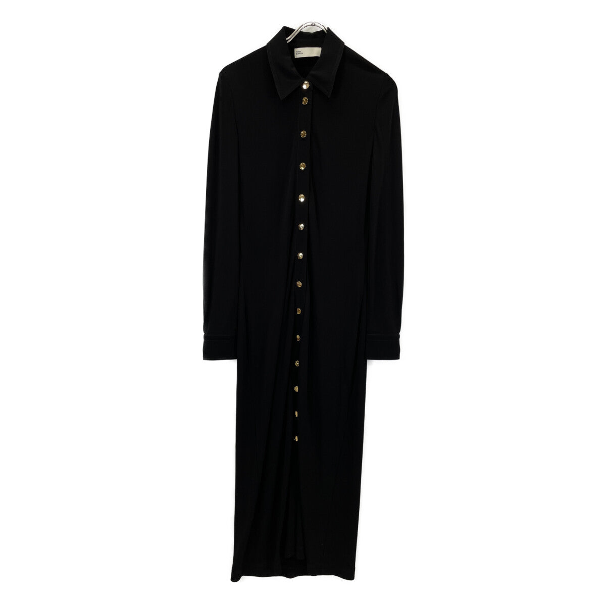 Tory Burch トリーバーチ 153883 23年 ﾌﾞﾗｯｸ 金ﾎﾞﾀﾝ ﾜﾝﾋﾟｰｽ ワンピース 4