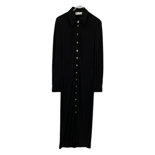 Tory Burch トリーバーチ 153883 23年 ﾌﾞﾗｯｸ 金ﾎﾞﾀﾝ ﾜﾝﾋﾟｰｽ ワンピース 4