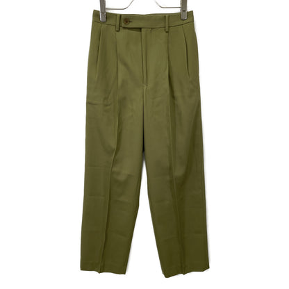 AURALEE オーラリー 【新品/24年製】A24SP05MG LIGHT WOOL MAX GABARDINE SLACKS ワイドストレートスラックス/ ボトムス O