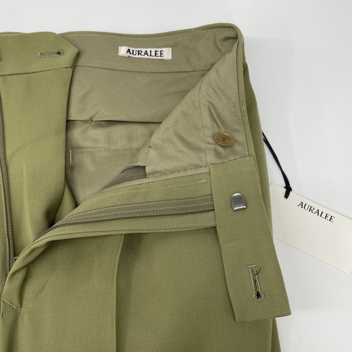 AURALEE オーラリー 【新品/24年製】A24SP05MG LIGHT WOOL MAX GABARDINE SLACKS ワイドストレートスラックス/ ボトムス O
