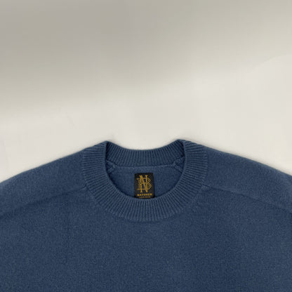 BATONER バトナー BN-21FM-032 ﾈｲﾋﾞｰ ｳｰﾙ ｸﾙｰﾈｯｸ ﾆｯﾄｾｰﾀｰ トップス 2