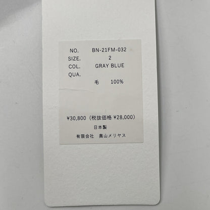 BATONER バトナー BN-21FM-032 ﾈｲﾋﾞｰ ｳｰﾙ ｸﾙｰﾈｯｸ ﾆｯﾄｾｰﾀｰ トップス 2