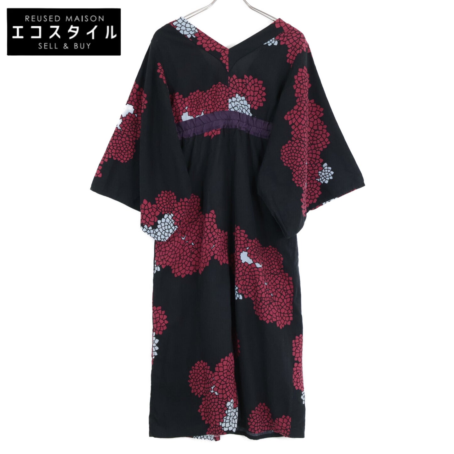 SOU SOU ソウソウ 京都 ゆかたみたて 総柄 ワンピース S