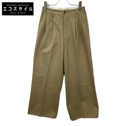 AURALEE オーラリー A20AP02CN WASHED FINX CHINO WIDE TUCK PANTS チノ ワイド タックパンツ/ ボトムス O