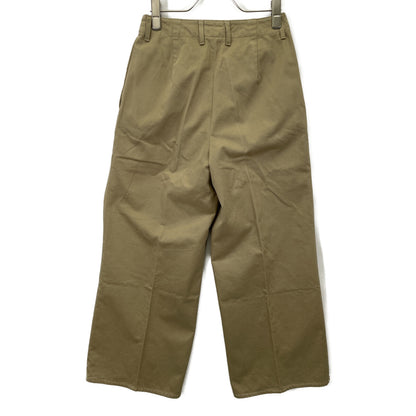 AURALEE オーラリー A20AP02CN WASHED FINX CHINO WIDE TUCK PANTS チノ ワイド タックパンツ/ ボトムス O