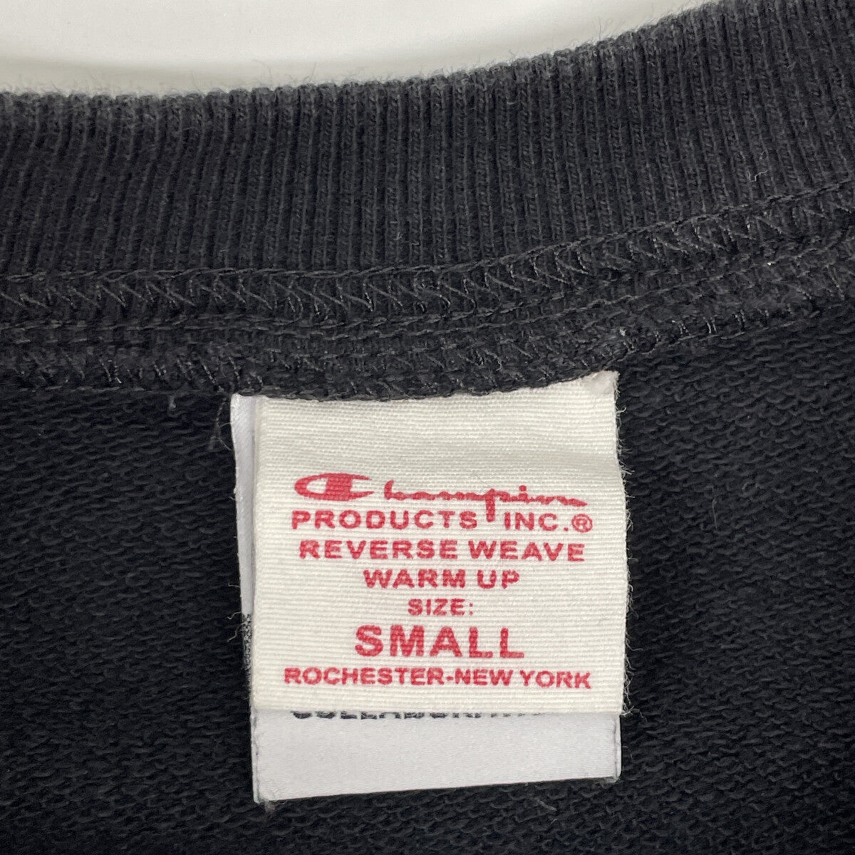 VETEMENTS ヴェトモン 【×Champion】ﾌﾞﾗｯｸ CUTOUT NECKLINE SWEAT SHIRT トップス S