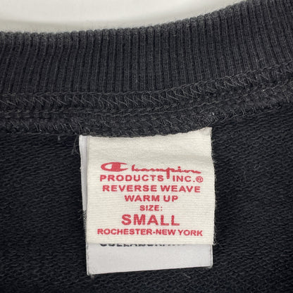 VETEMENTS ヴェトモン 【×Champion】ﾌﾞﾗｯｸ CUTOUT NECKLINE SWEAT SHIRT トップス S